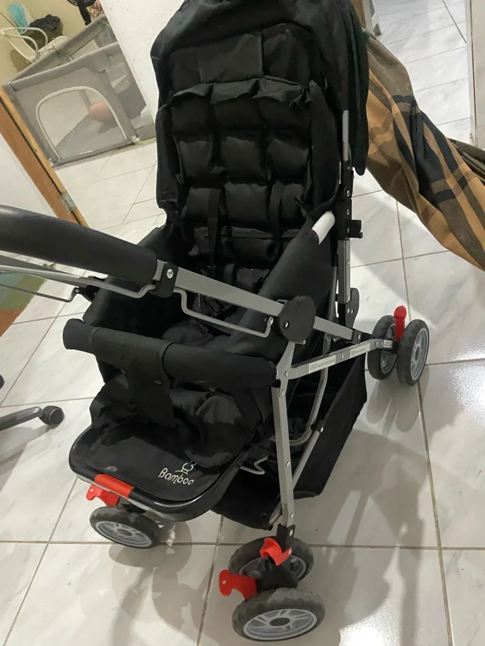CARRINHO BEBÊ ALÇA REVERSÍVEL  - Foto 2