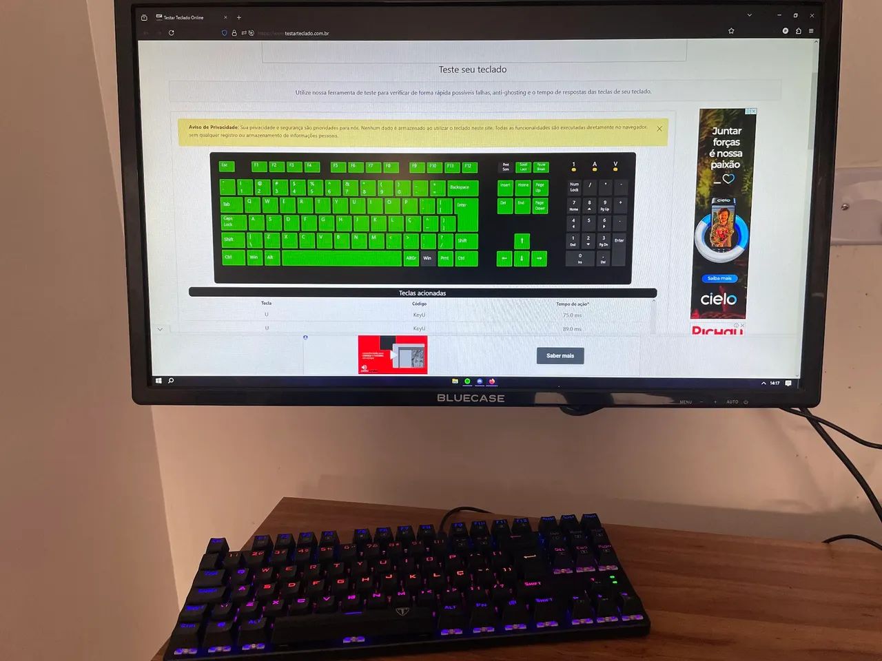 Teclado Mecânico T-dagger Bora  - Foto 3