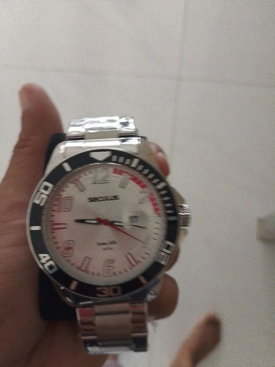 Super Relógio séculos cromado - Foto 5