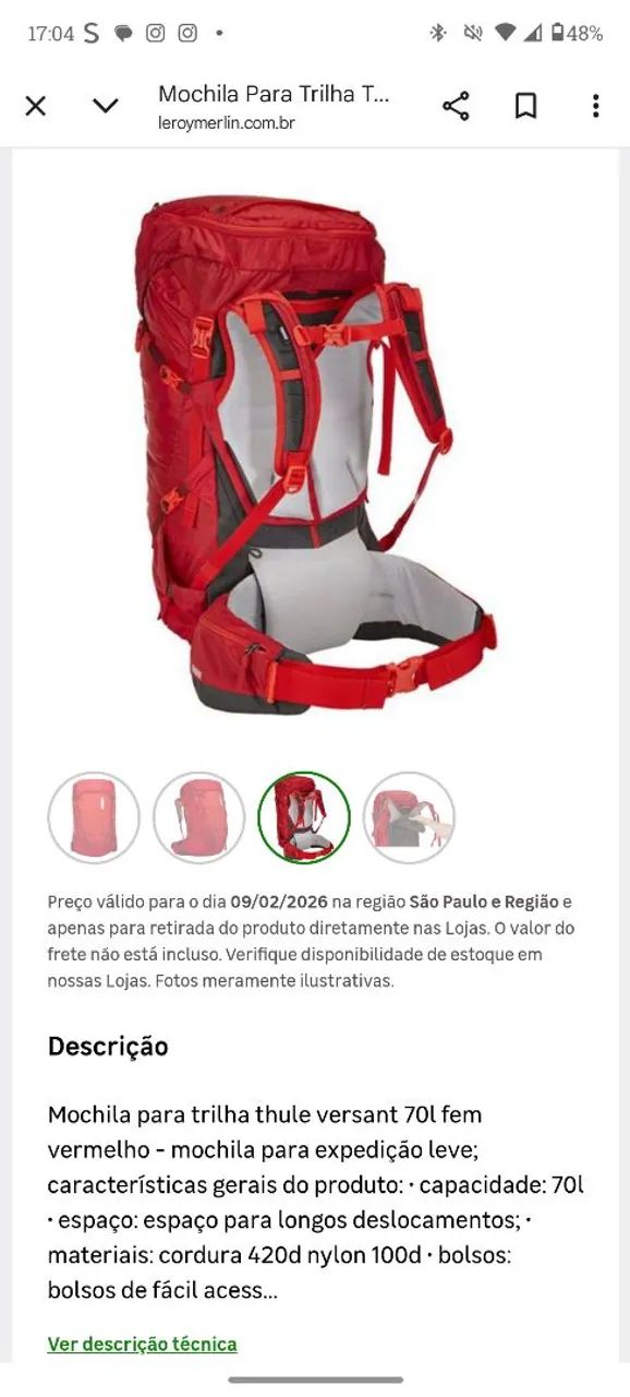 Mochila para trilha Tule Versant - Foto 5
