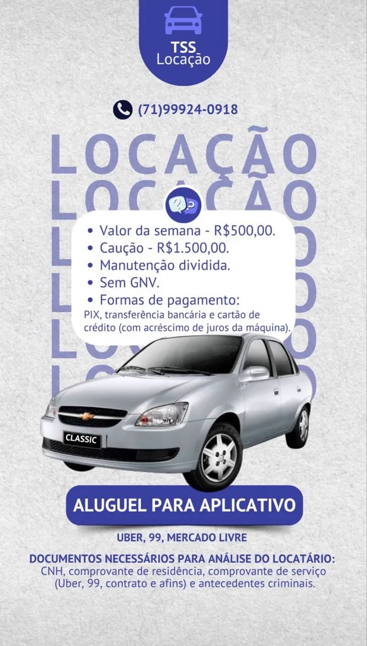 Alugo Classic Uber , 99, particular 