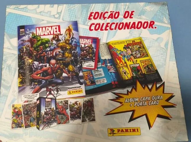 Box Premium Marvel 80 Anos - Completo Colado + Cards - Foto 2