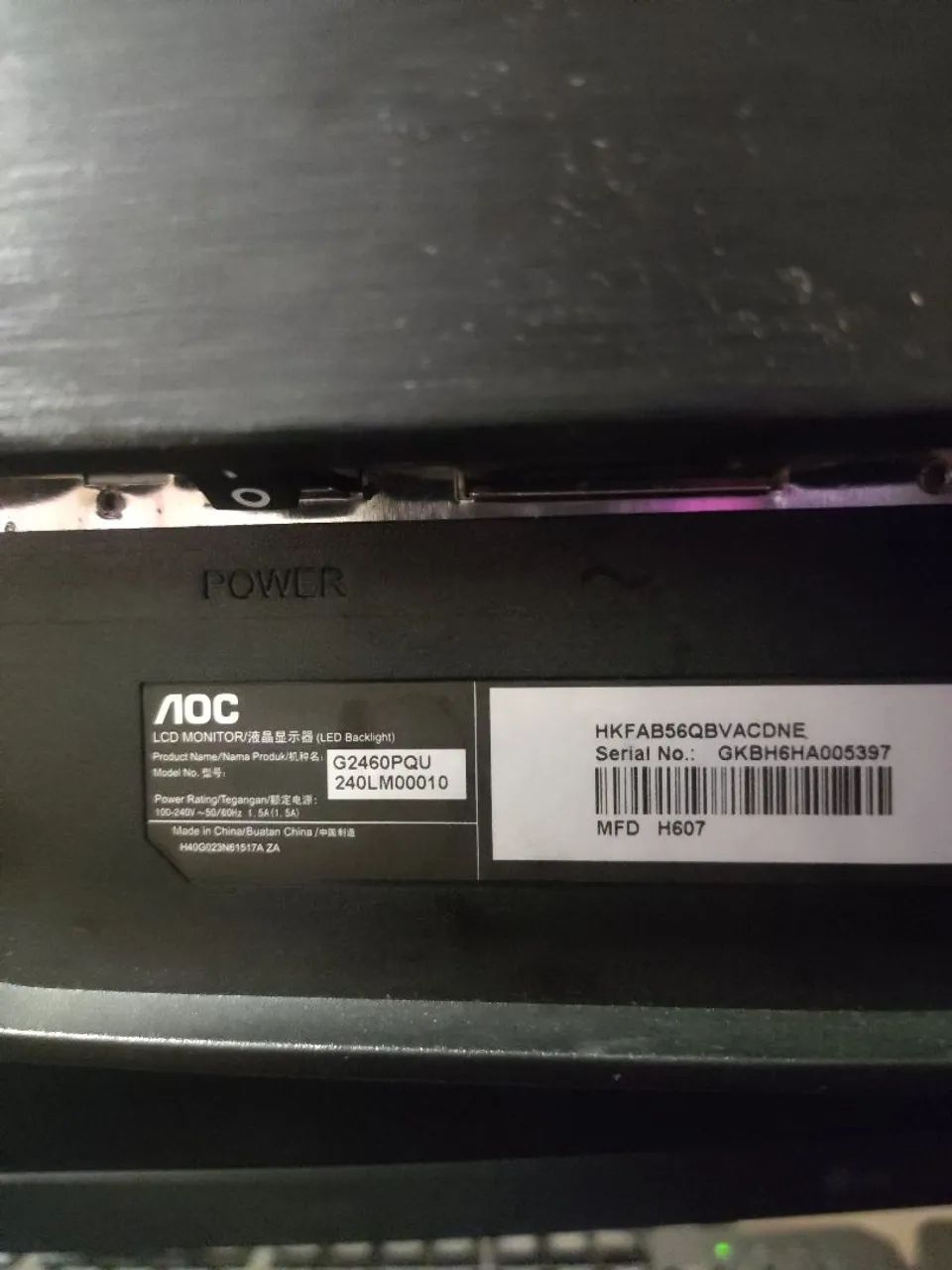 Monitor gamer AOC 24" 144HZ - Foto 5