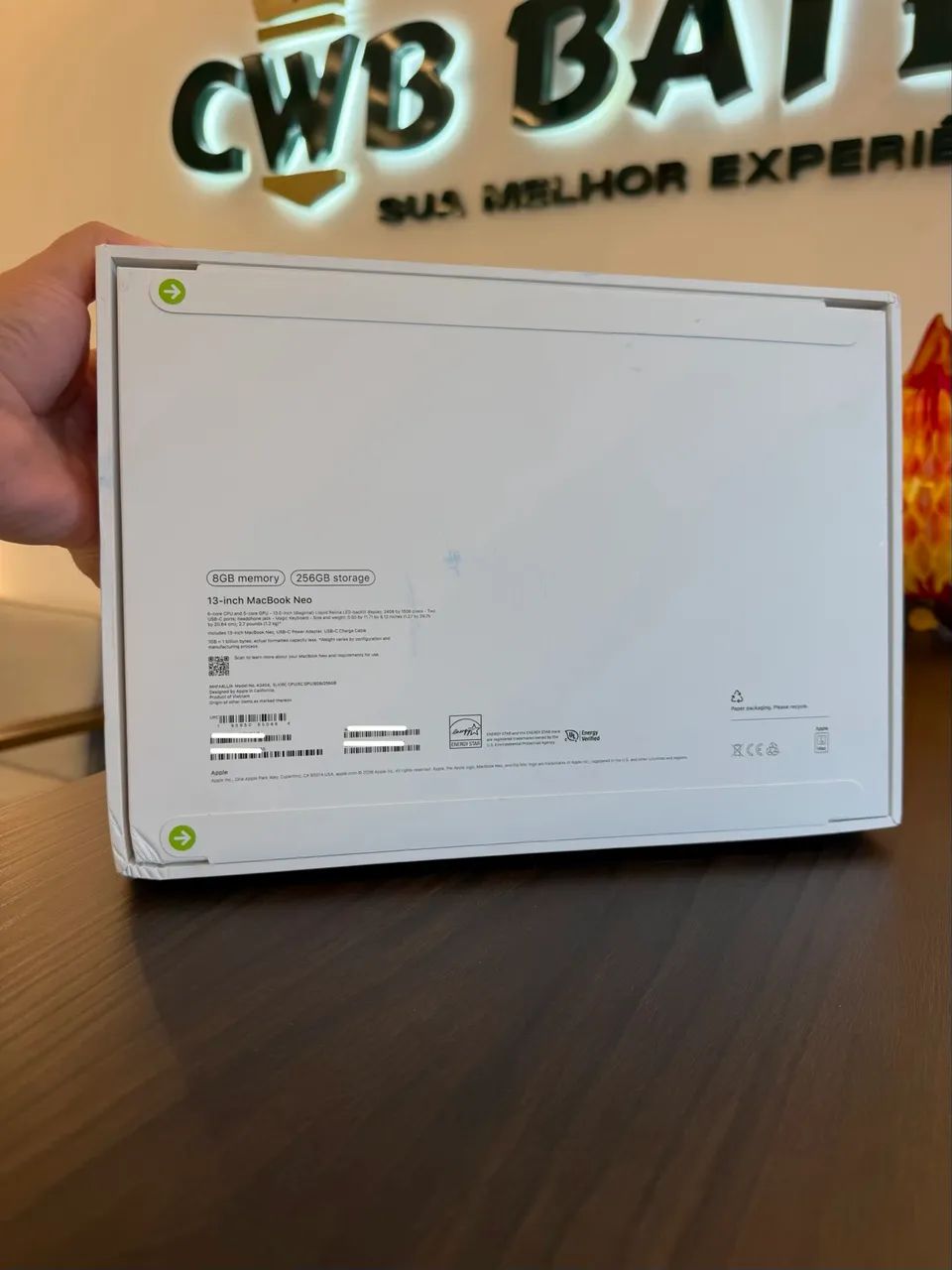 MacBook Neo 2026 A18 8GB 256SSD 13? Silver - NOVO LACRADO - LOJA