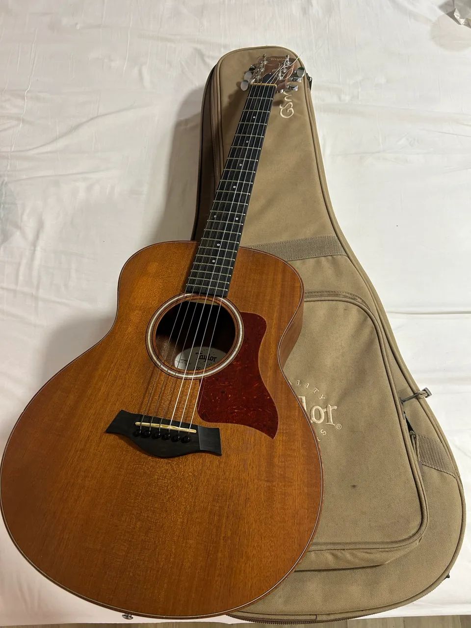 Violão Eletroacústico Taylor Gs Mini-e Mogno Aço Com Capa - Foto 5
