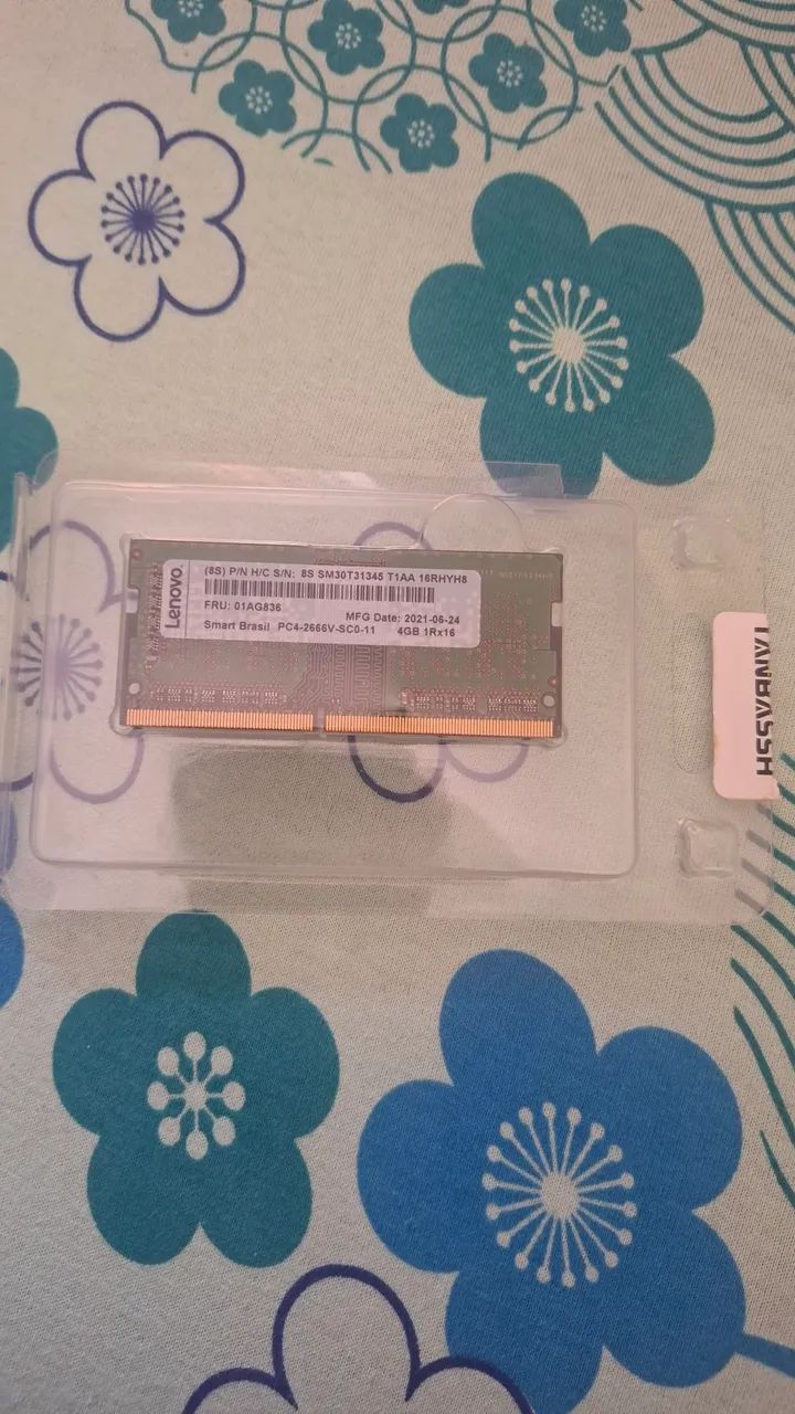 Memória RAM DDR4 para Notebook - 4 GB - 2666 MHz (PC4-2666V). - Foto 3