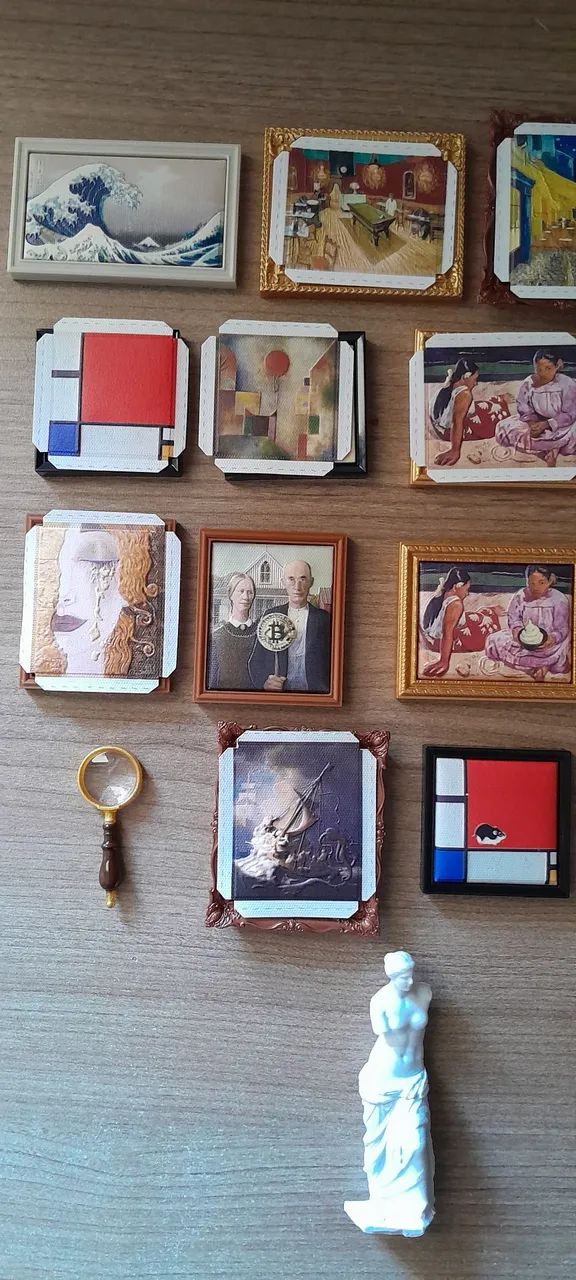 Zuru Mini Brands Create Masterpieces- Kit com Quadros, estátua e acessórios  - Foto 2