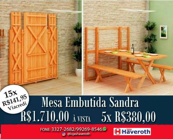 A Mesa Embutida Sandra