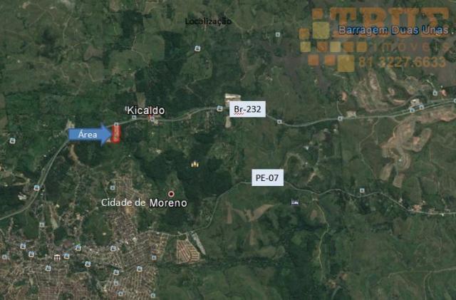 46.000 m² beira de pista da br 232 moreno.