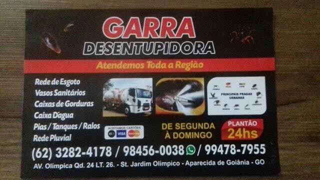 Desentupidora garra