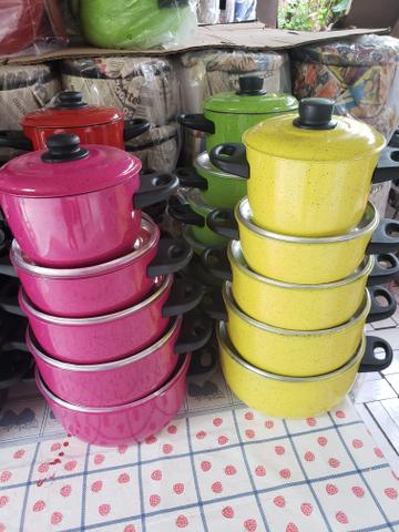PANELAS DE ALUMÍNIO cores VARIADAS