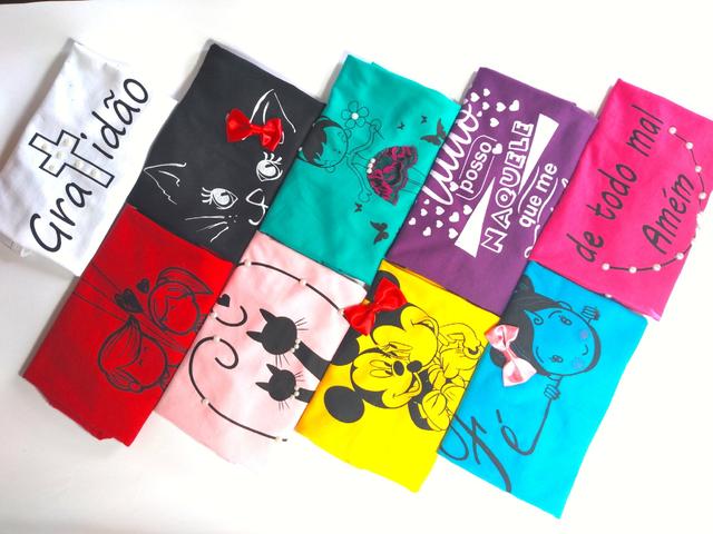 Blusinhas Top regatinhas estampadas oferta atacado