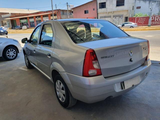 Renault - Logan Authentique 1.0 Flex, Ar, Dh, Vid, Trava, Som, Alarme, Revisado, Garantia - Foto 7