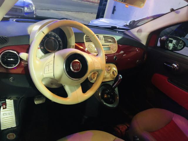 Fiat 500 2013 cult dualogic 1.4 completo revisado baixa km - Foto 11