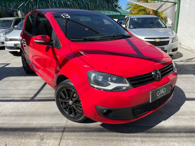 VW FOX 1.6 GII 2013 4 PORTAS COMPLETO LINDO VERMELHO