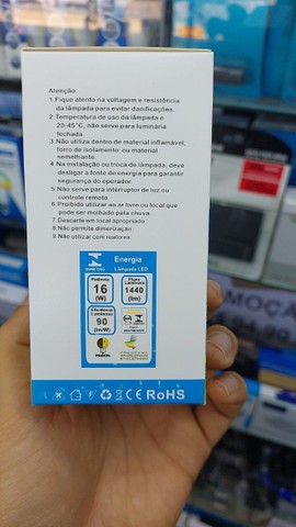 Lâmpada 16w Led Branco Frio Bivolt (Distribuidora JK Eletrônicos, Honestidade e Qualidade) - Foto 3