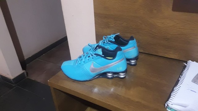 nike shox azul bebe