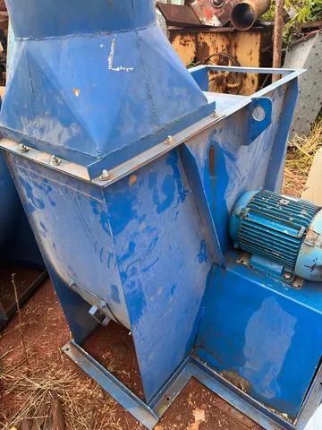 Exaustor usado com motor de 15cv