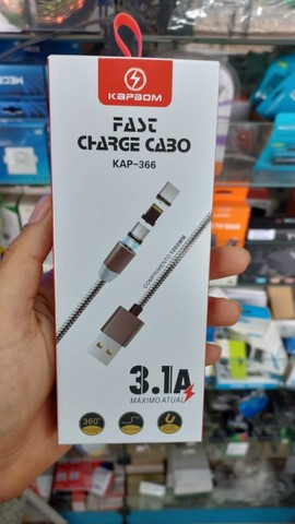 Cabo para carregar celular  3 em 1 Spartan modelo S-25  - Foto 2