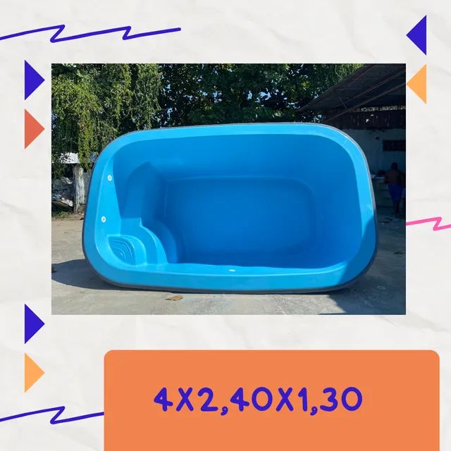 Piscina de fibra 4x2 | +33 anúncios na OLX Brasil