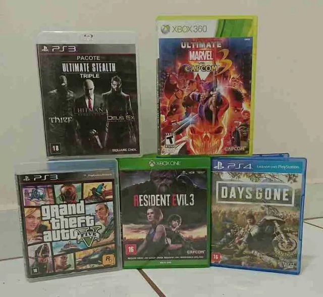 Vendas e Trocas de Jogos XBOX-360/ONE e PS3/PS4