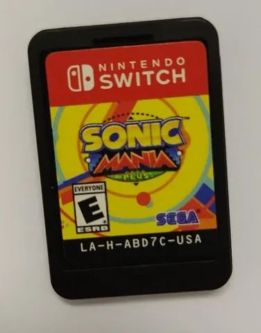 Jogo Nintendo Switch Sonic Mania Midia Fisica