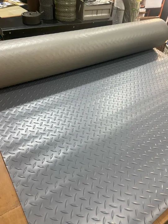 Piso emborrachado cinza - Foto 2