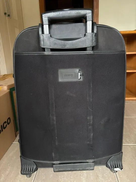 Mala de viagem Lansay preta, grande  - Foto 2