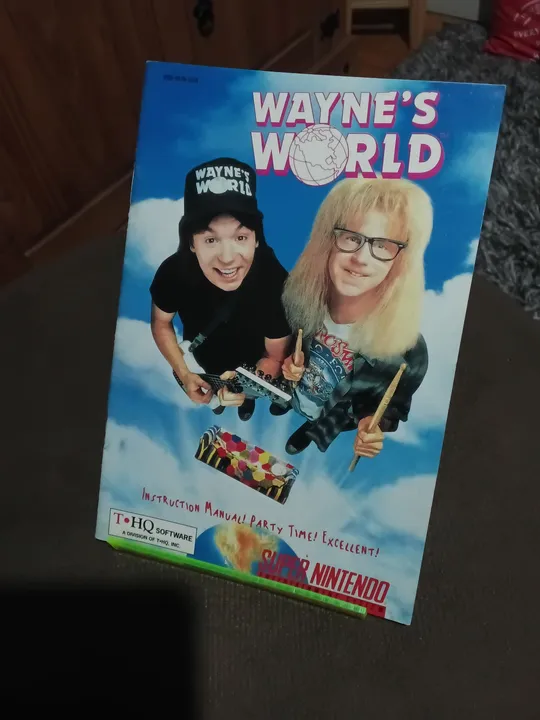 Waynes Word Manual Usa Original Super nintendo