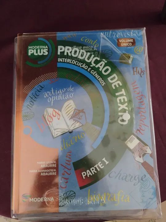 Livro Produção de Texto - Moderna Plus - Interlocução e Gêneros/ Box completo 