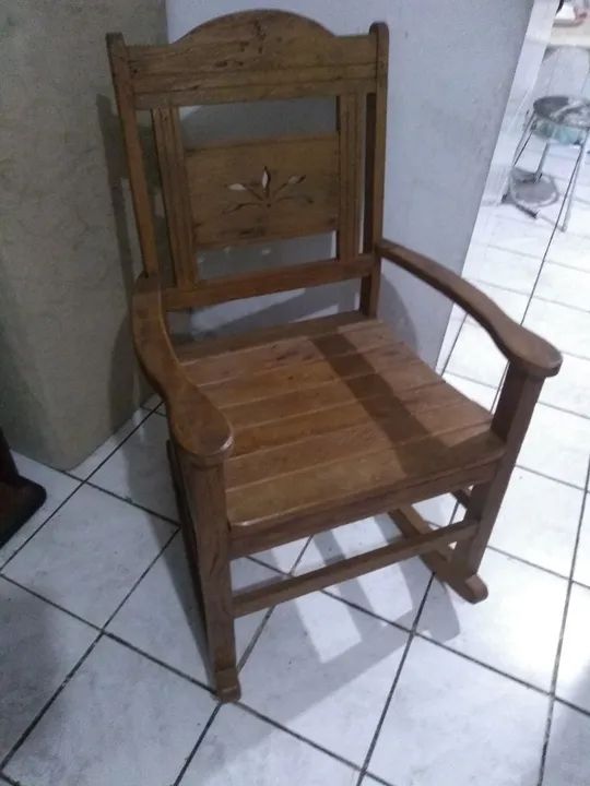 Cadeira de balanço rústica - Foto 2