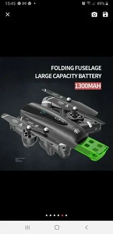 Drone s167gps motor gardan com 4 baterias mais case. - Foto 2