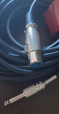 Cabo de microfone plug P10 - xlr - Foto 2
