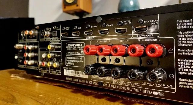 RECEIVER MARANTZ slim NR1403 5.1 50 a 80w/ch - Aparelhos de Som