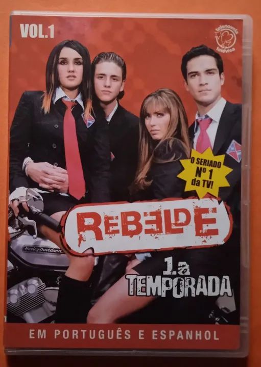 Dvd Rebelde 1a. Temporada Disco 1 Dupla Face 