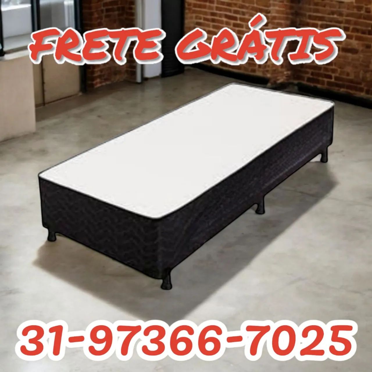 CAMA BOX SOLTEIRO ( BASE BOX ) / DIRETO DA FÁBRICA / ENTREGA GRÁTIS 