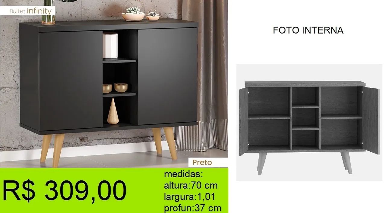 Aparador retrô 