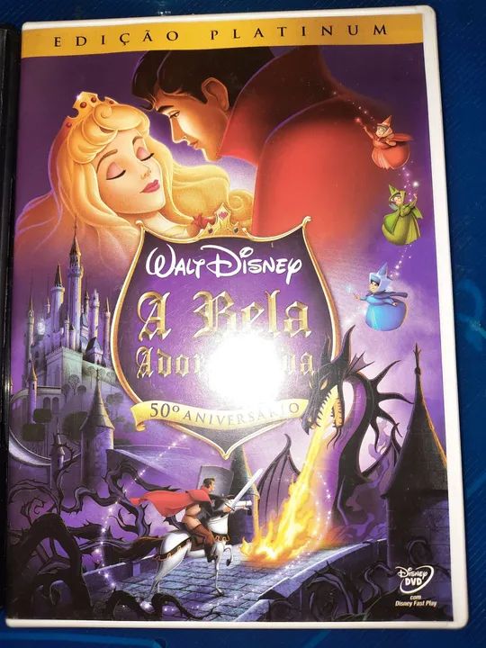 DVD Frozen - Uma Aventura Congelante e A Bela Adormecida - Edição Platinum - Foto 2