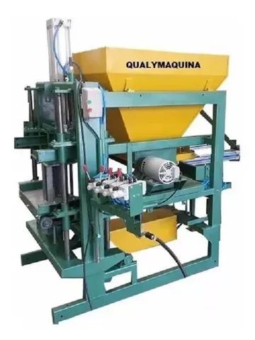 Máquina De Fabricar Pavimentos E Blocos De Concreto QMP-3 Pneumática Para Construção