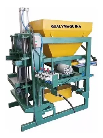 Máquina De Fabricar Pavimentos E Blocos De Concreto QMP-3 Pneumática Para Construção