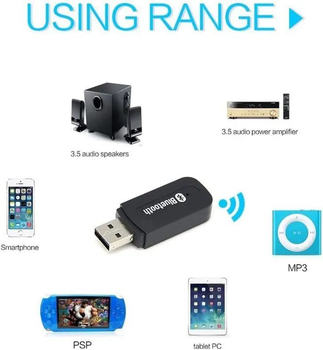 Frete grátis/Adaptador e receptor Bluetooth USB para carro - Foto 2