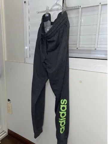 Calça moletom adidas cinza original