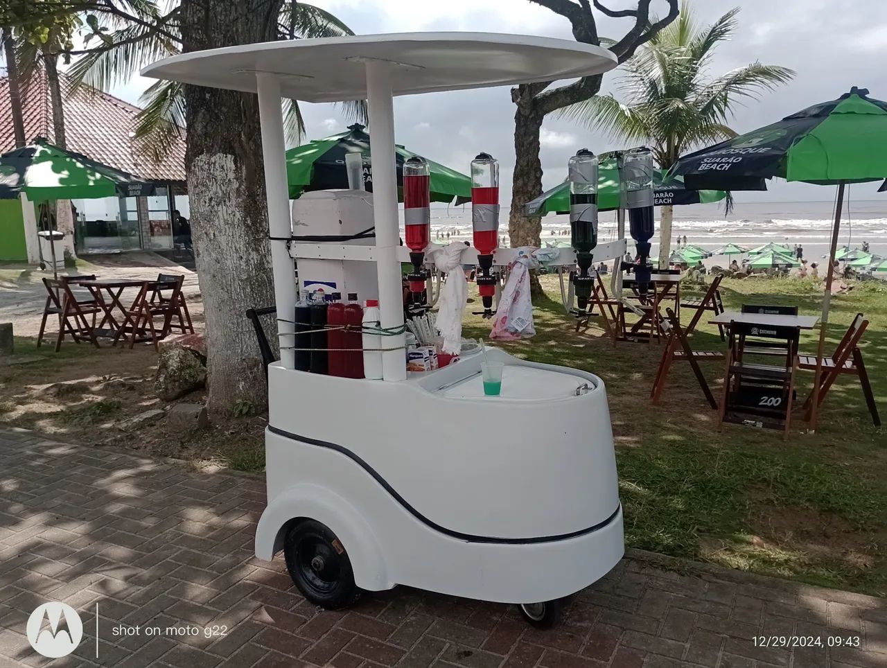 Carrinho de raspadinha motorizado ac. troca - Foto 4