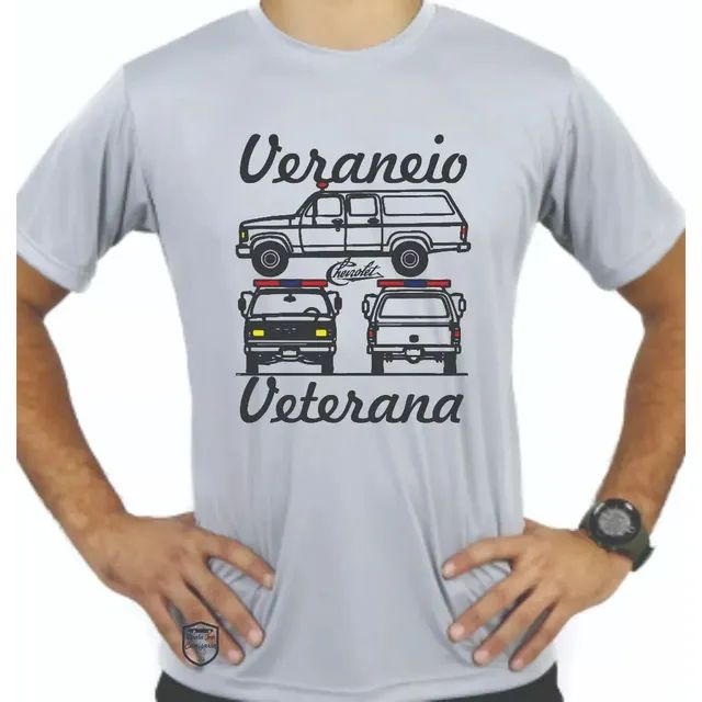 Camiseta veraneio veterana GM polícia  - Foto 3