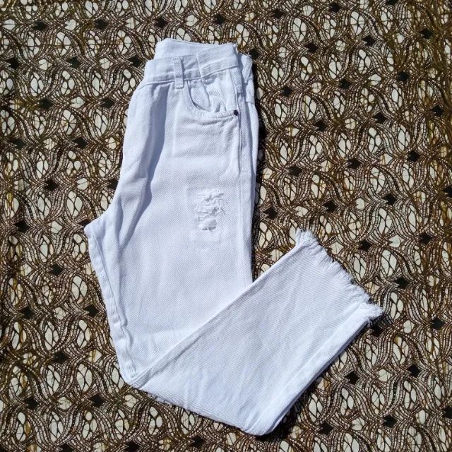 Calça Lee Branca T36 - Foto 2