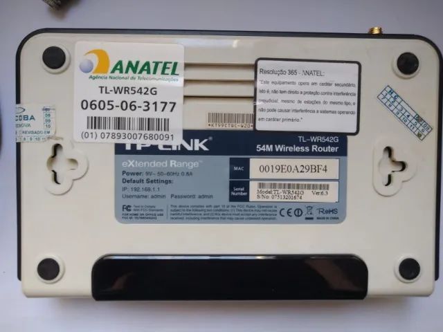 Roteador TP-Link 54m wireless router tl-wr542g - Foto 2