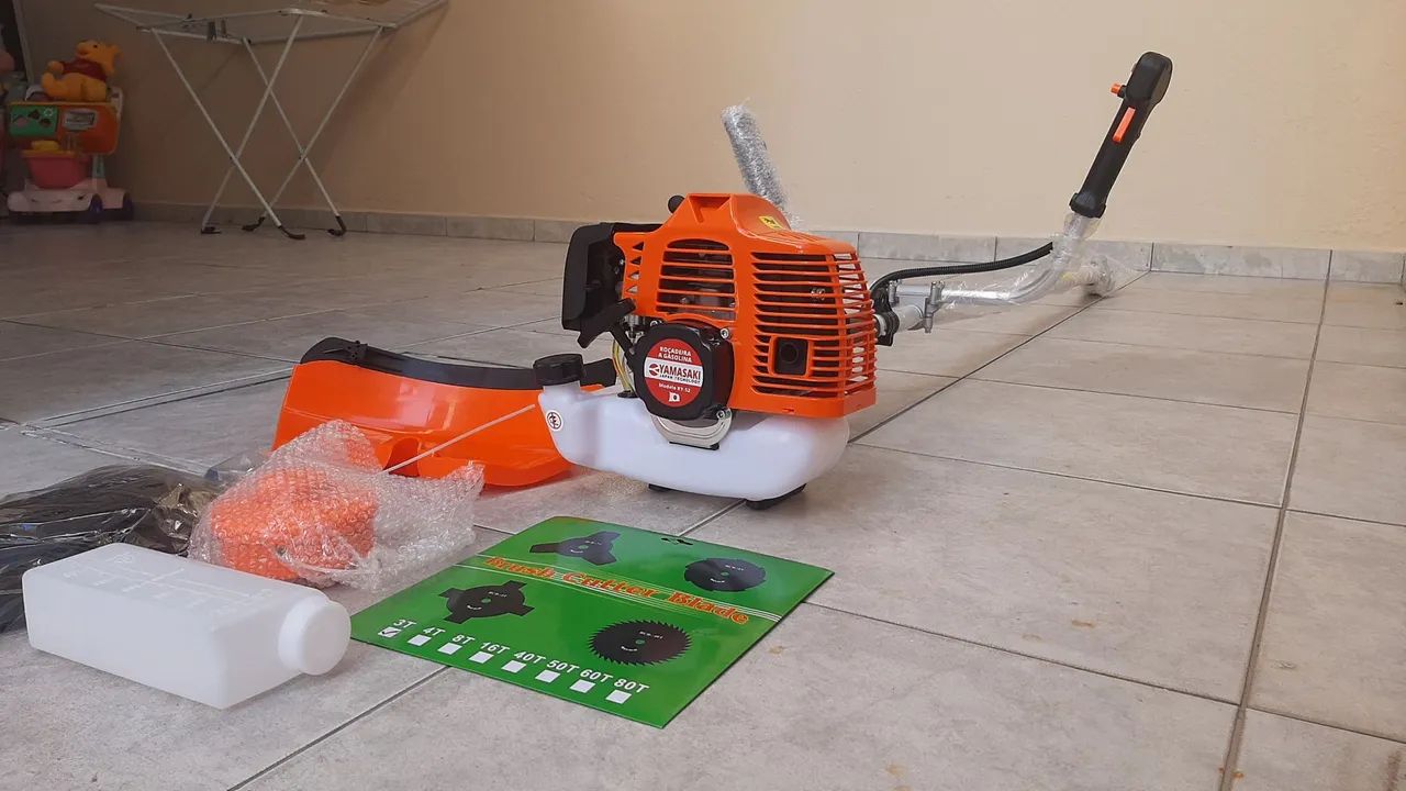 ROÇADEIRA A GASOLINA 52CC PROFISSIONAL (NOVA NA CAIXA) SEM USO! ENTREGO! PASSO CARTÃO! - Foto 3