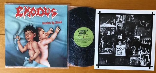 LP Vinil - Exodus - Bonded By Blood - de época - 1986