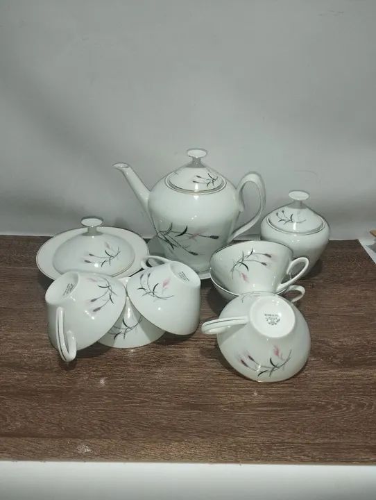 Jogo de chá porcelana Real 