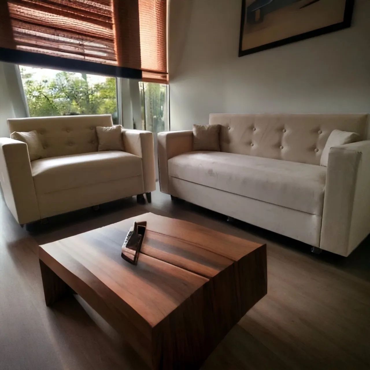 Sofás 2 peças com valor de 1 aproveite 3/2 lugares Novos de fábrica